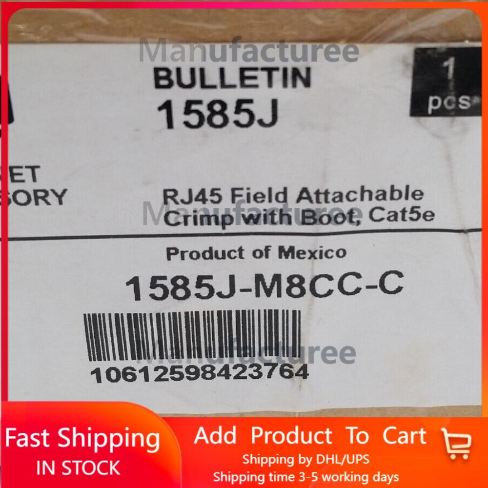 NEW Allen-Bradley 1585J-M8CC-C Ethernet Accessory 1585JM8CCC US Free Tax