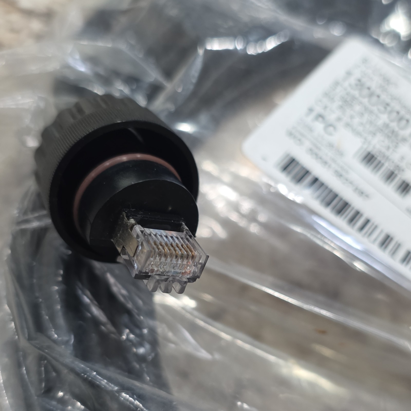 RJ-Lnxx Cat5 RJ45 Male to Male Ethernet Patch Cable 9m Purple 1300500175