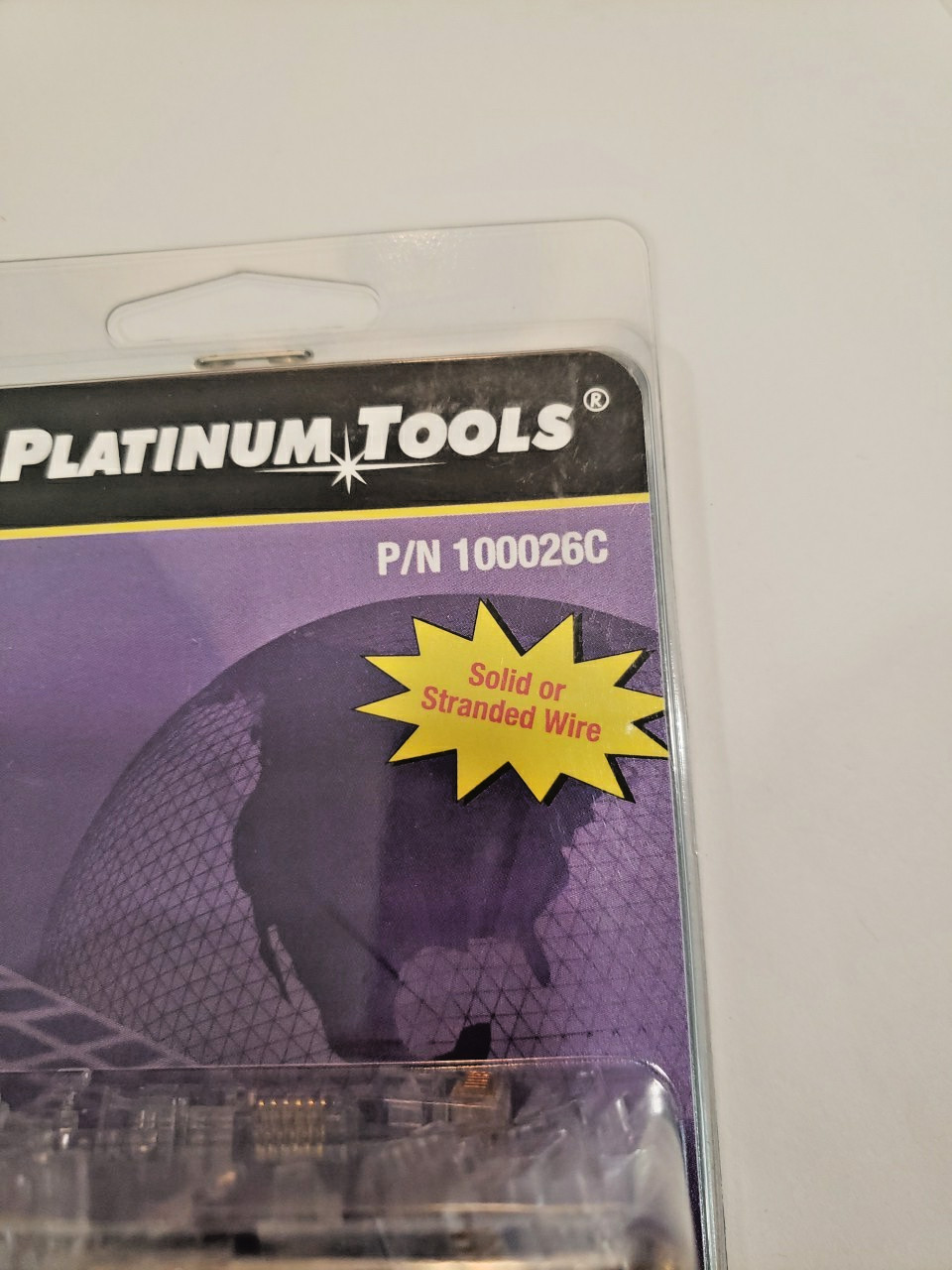 PLATINUM TOOLS 100026C EZ-RJ12/11 Connectors (50 PC PACK)