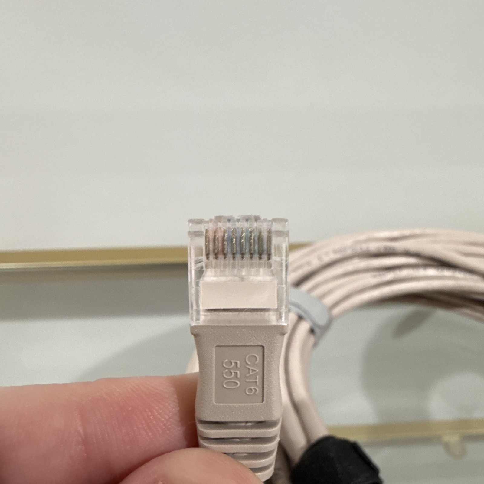 CAT6 RJ45 to RJ45 Ethernet Network Patch Cable 24 ft Gray Universal