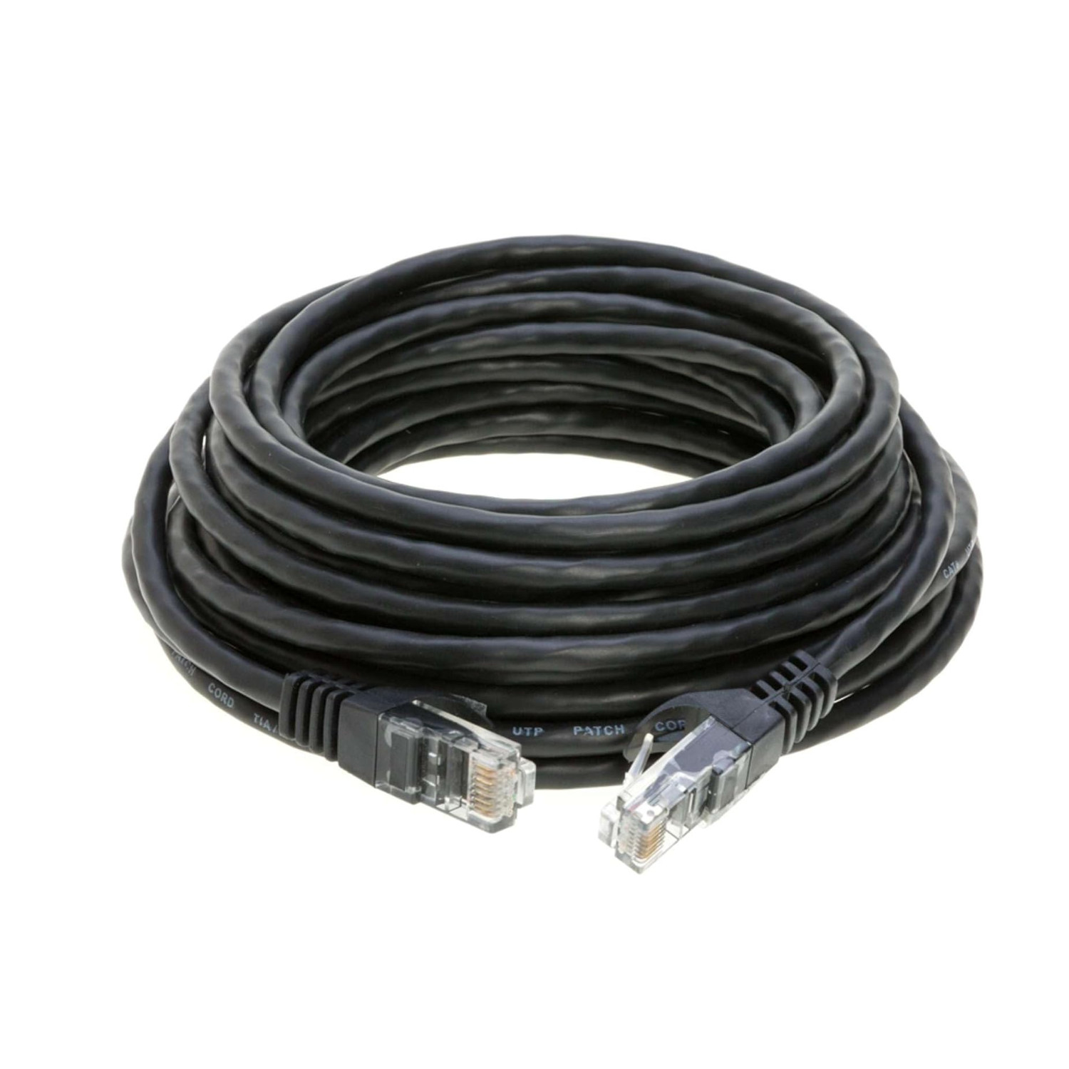 5ft Cat6 Ethernet Cable RJ45 UTP LAN Patch Cord Gaming Streaming Internet Black