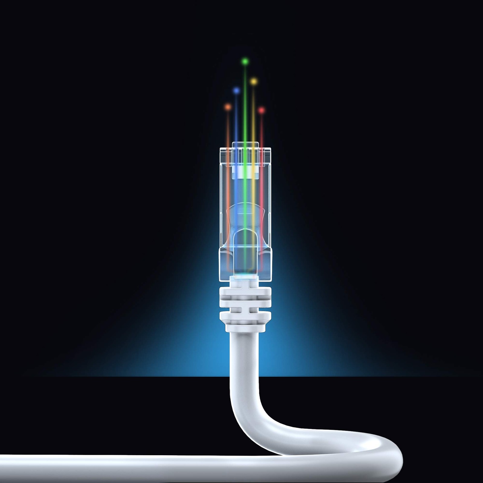 12 Pack Cat 6 Ethernet Cable 2 Ft LAN Internet Patch Network Cord UTP White