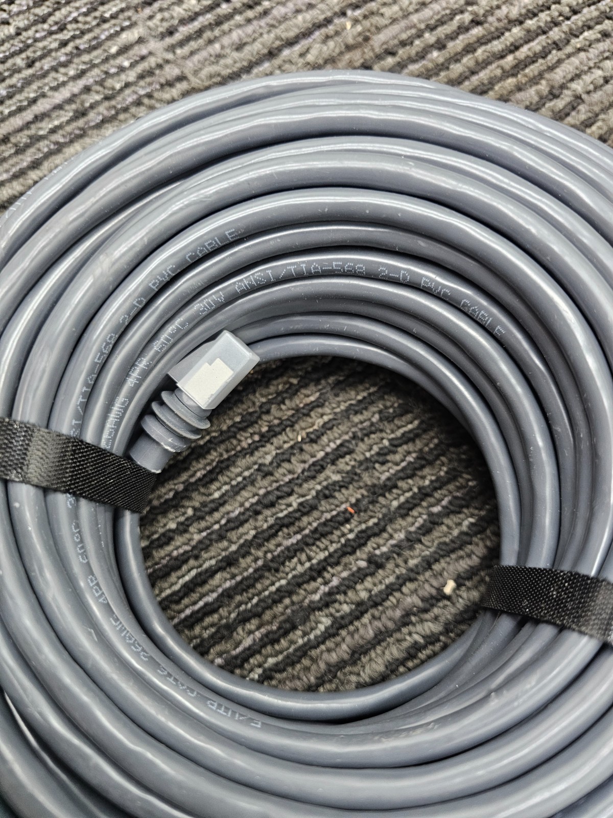CAT6 26AWG F/UTP PVC CABLE 100FT 30V ANSI/TIA-568 2-D Gray