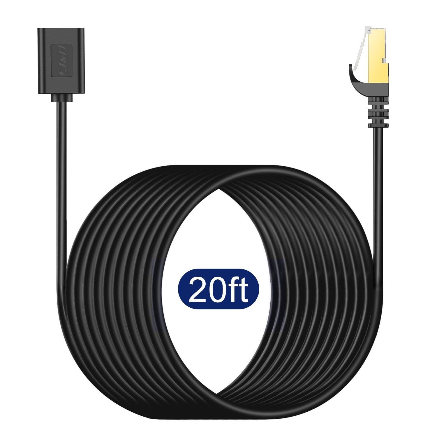 Ethernet Extension Cable, Cat 6 Ethernet Extender Cable Adapter (20 Feet) Cat…