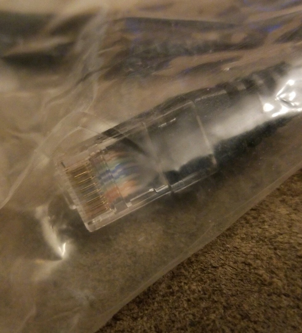 Category 5e Cat 5e Cat5e Ethernet LAN Molded Patch Black 5ft Cord Cable 350 MHz