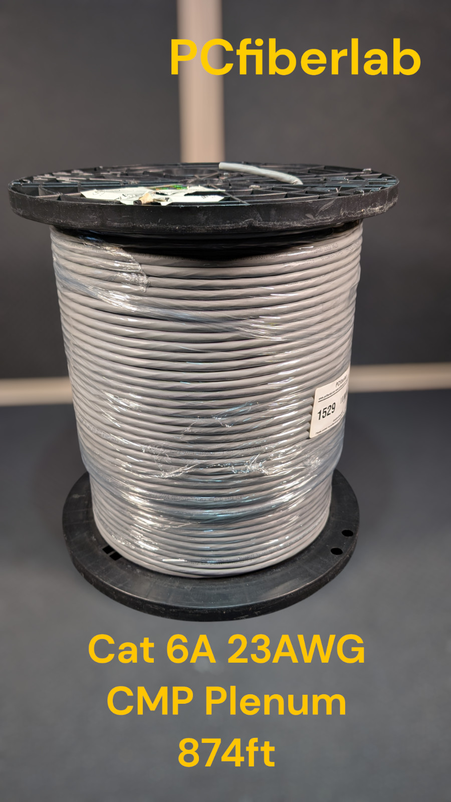 General Cable GenSPEED® 10000 F/UTP, Cat 6A, 4/23awg CMP Plenum, Grey – 874Ft