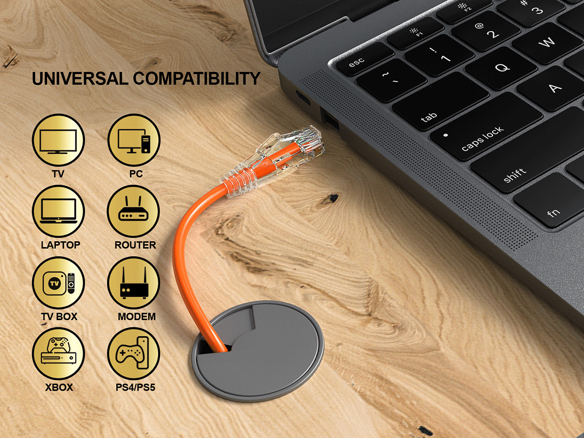 6ft Slim Cat6 28AWG UTP Ethernet Network Patch Cable Snagless, Orange