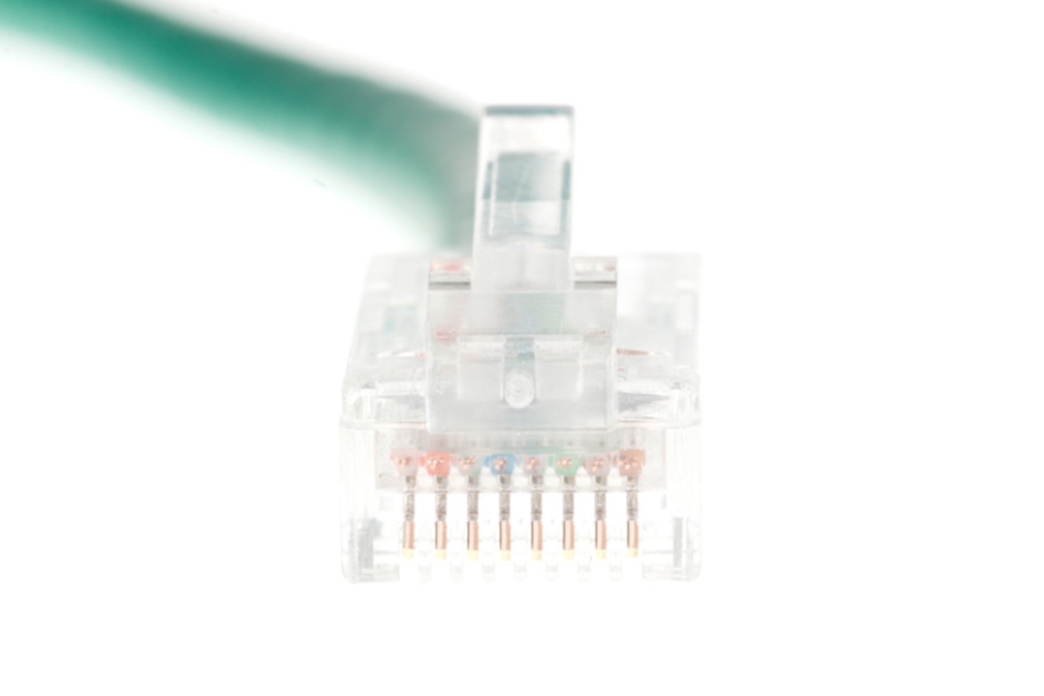 CAT6 Ethernet Patch Cable, Non-Booted, 3 Foot, Green – Lifetime Warranty