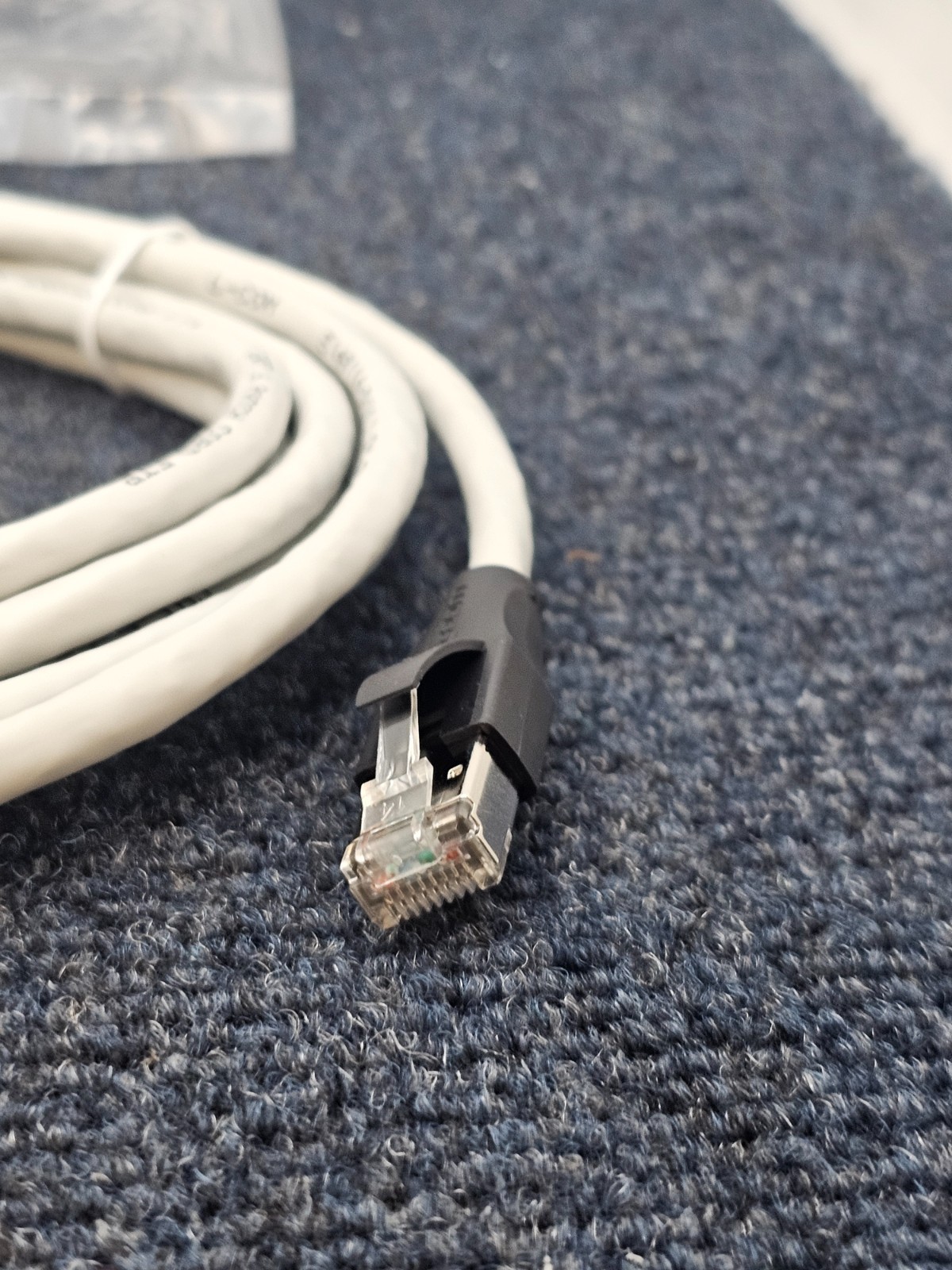 L-COM TRD695SCR-10 10FT Shielded Cat 6 Cable, RJ45 / RJ45 PVC Jacket Gray