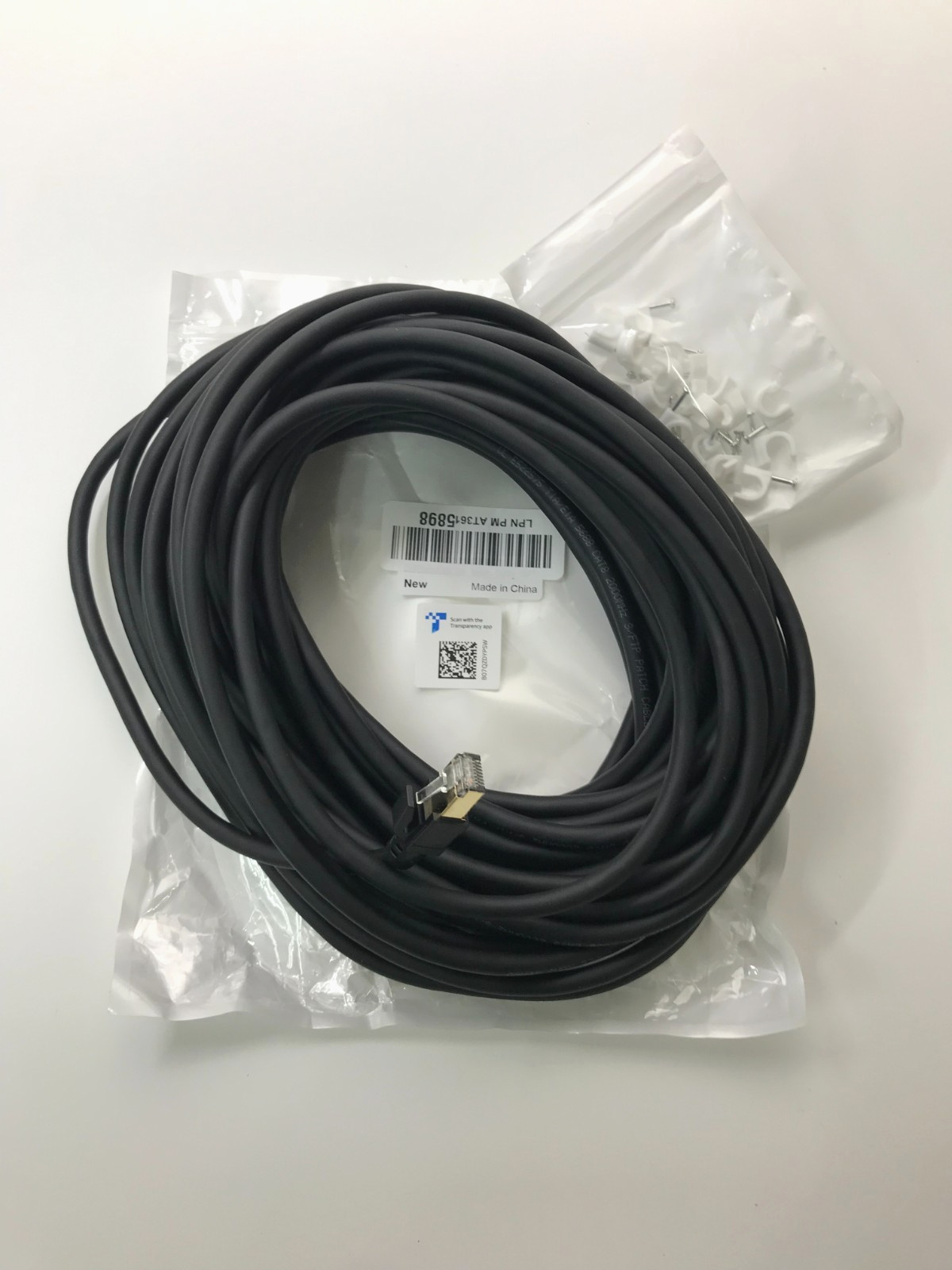 Cat 8 Ethernet Cable 50 ft Shielded Weatherproof Heavy Duty High Speed 40Gbps