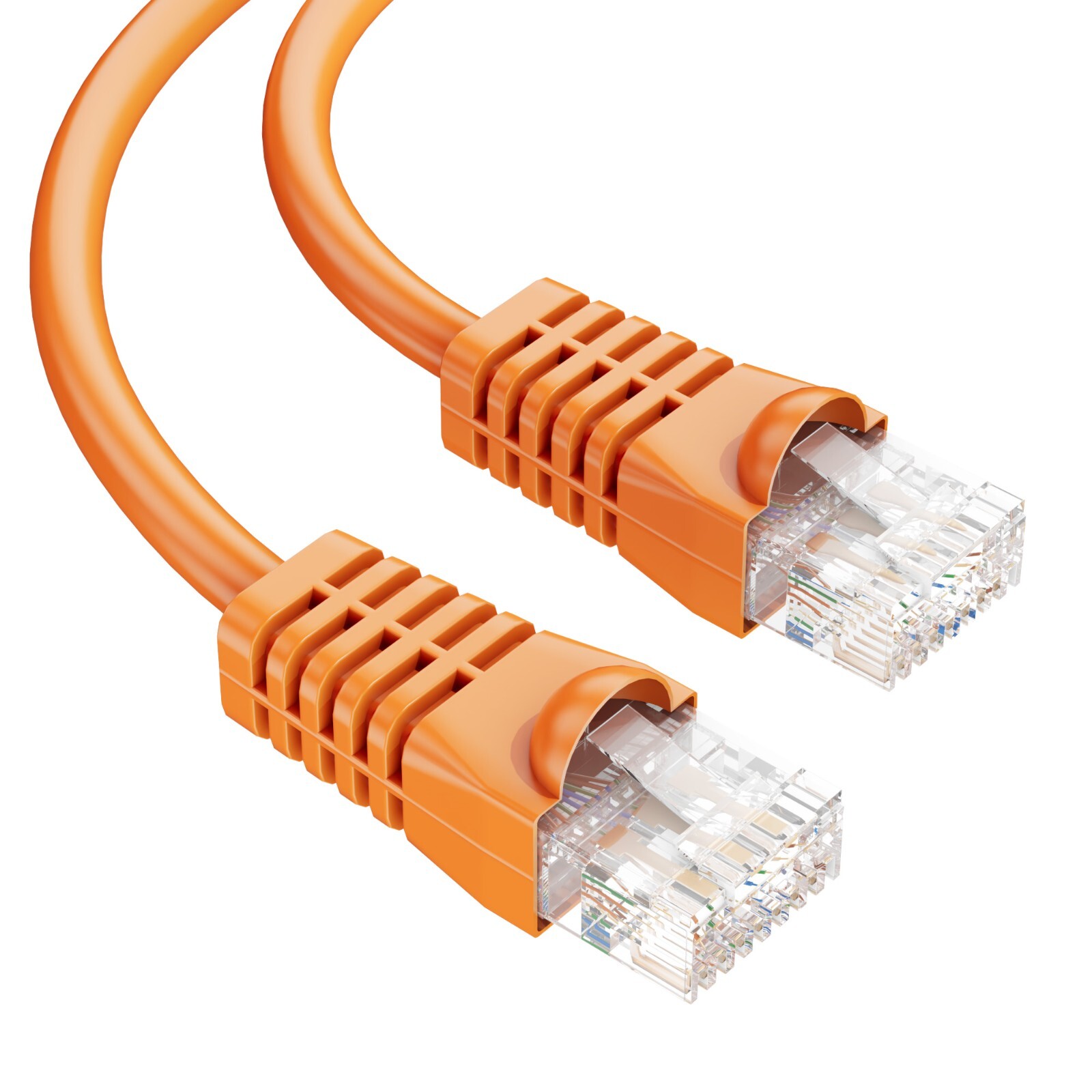 Syston Cat 6E Ethernet Network Cable 600 MHz 23 AWG Solid Copper Wire-CMR Patch