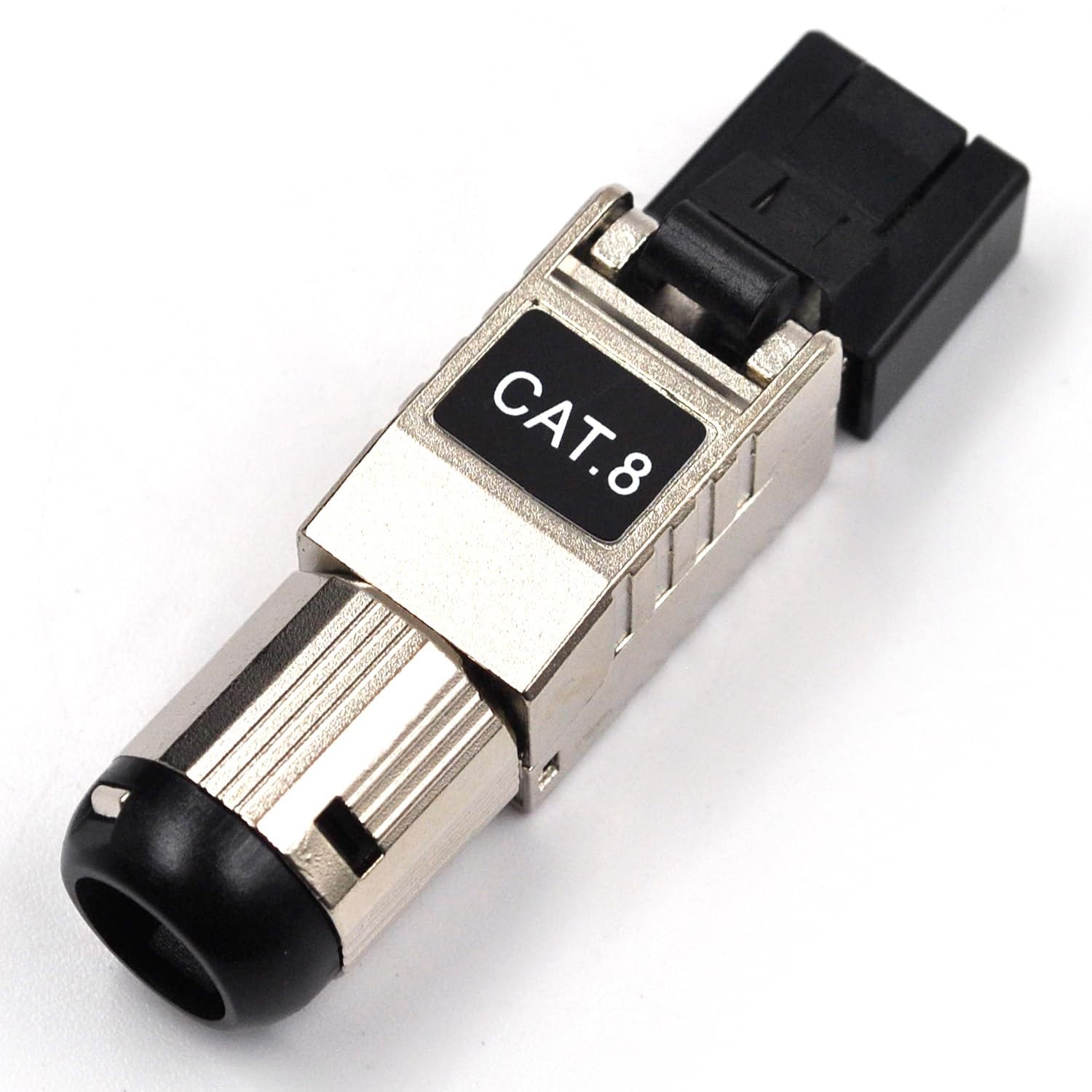 RJ45 Connectors Tool Free Cat8 2000MHz 2GHz 40G, 22AWG-24AWG Set of 12