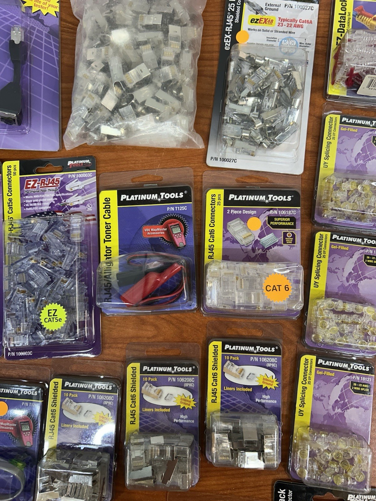 Platinum Tools, Bulk Lot Of Connectors And Other Items. All New In Packages JD