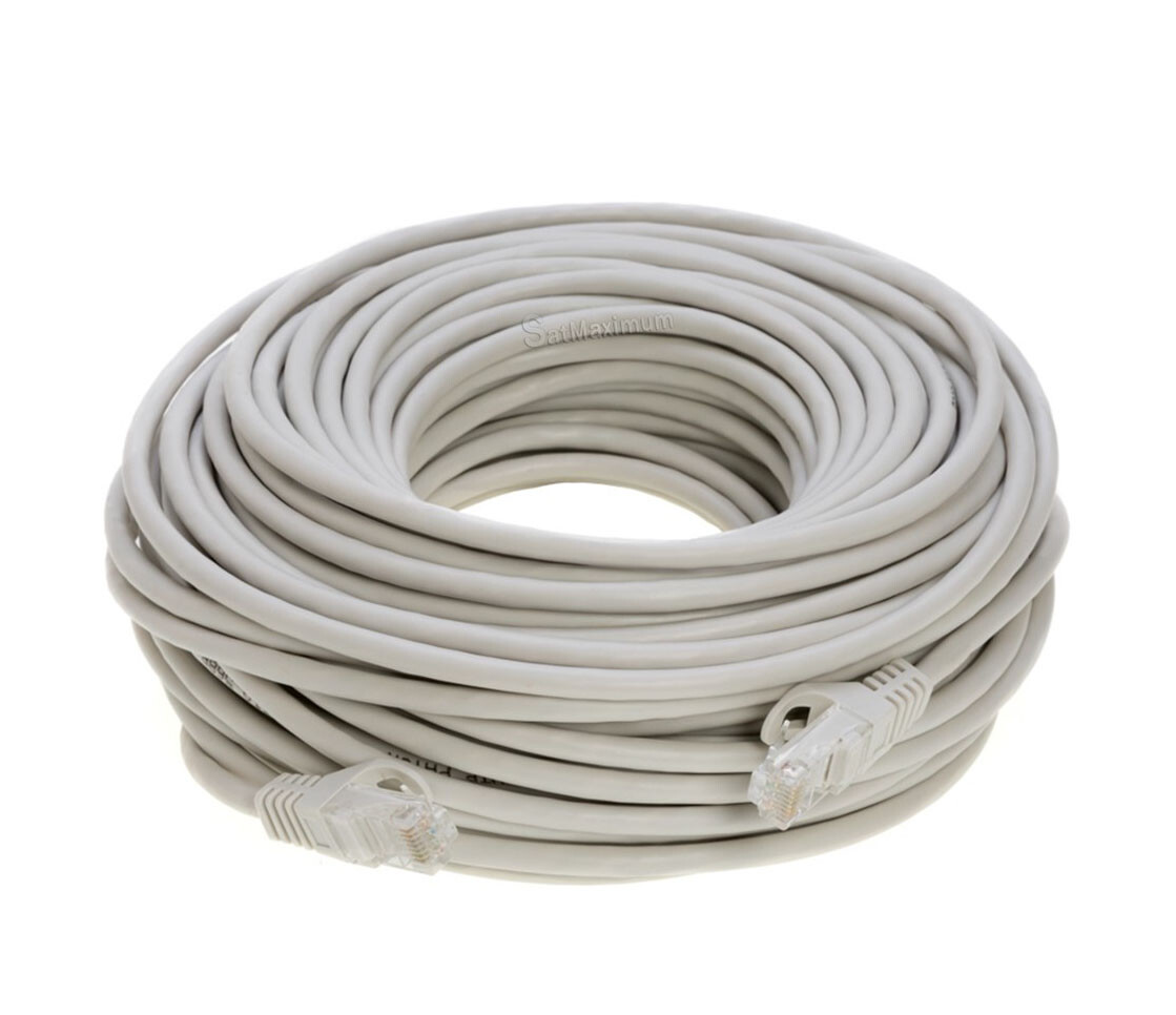CAT6e / CAT6 Network Patch Cable RJ-45 Ethernet LAN Cable Gray 25FT – 200FT LOT