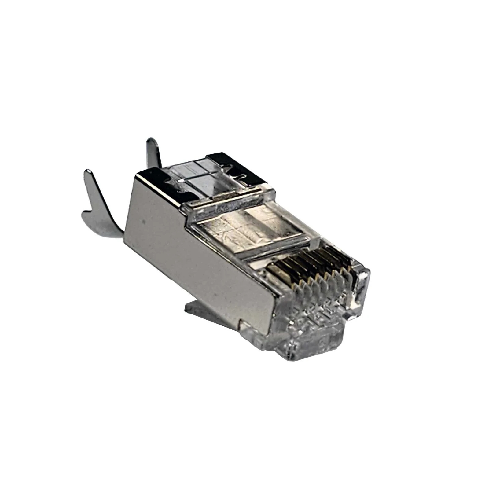 Logico CAT6/CAT6A Extra Large RJ45 8P8C Pass Through Modular Plug Shielded Conne