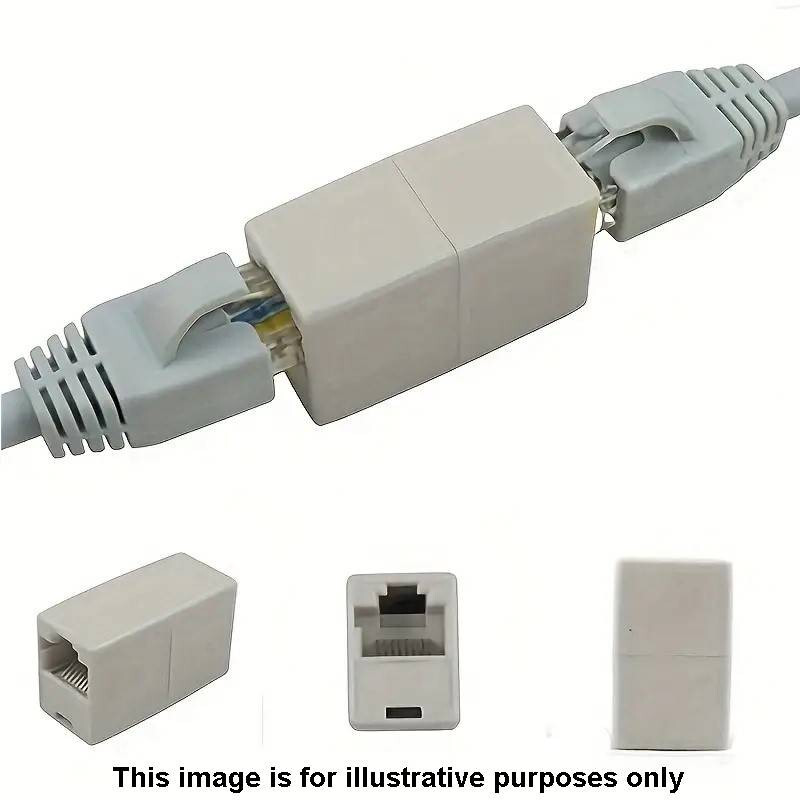 【NEW】RJ45 COUPLER, 3-PACK HIGH-SPEED ETHERNET CABLE EXTENDER CONNECTORS