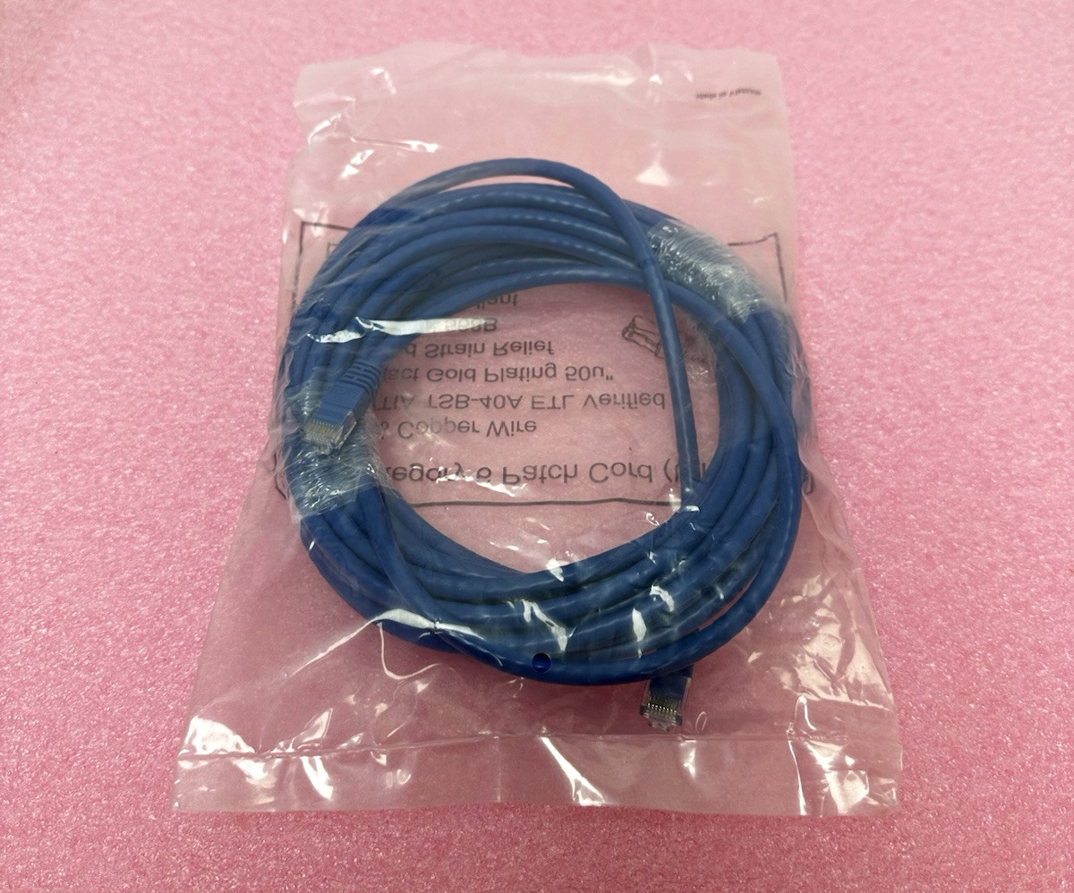 Category 6 Patch Cord – EIA/TIA/ETL Verified – 25 ft. New box of 40
