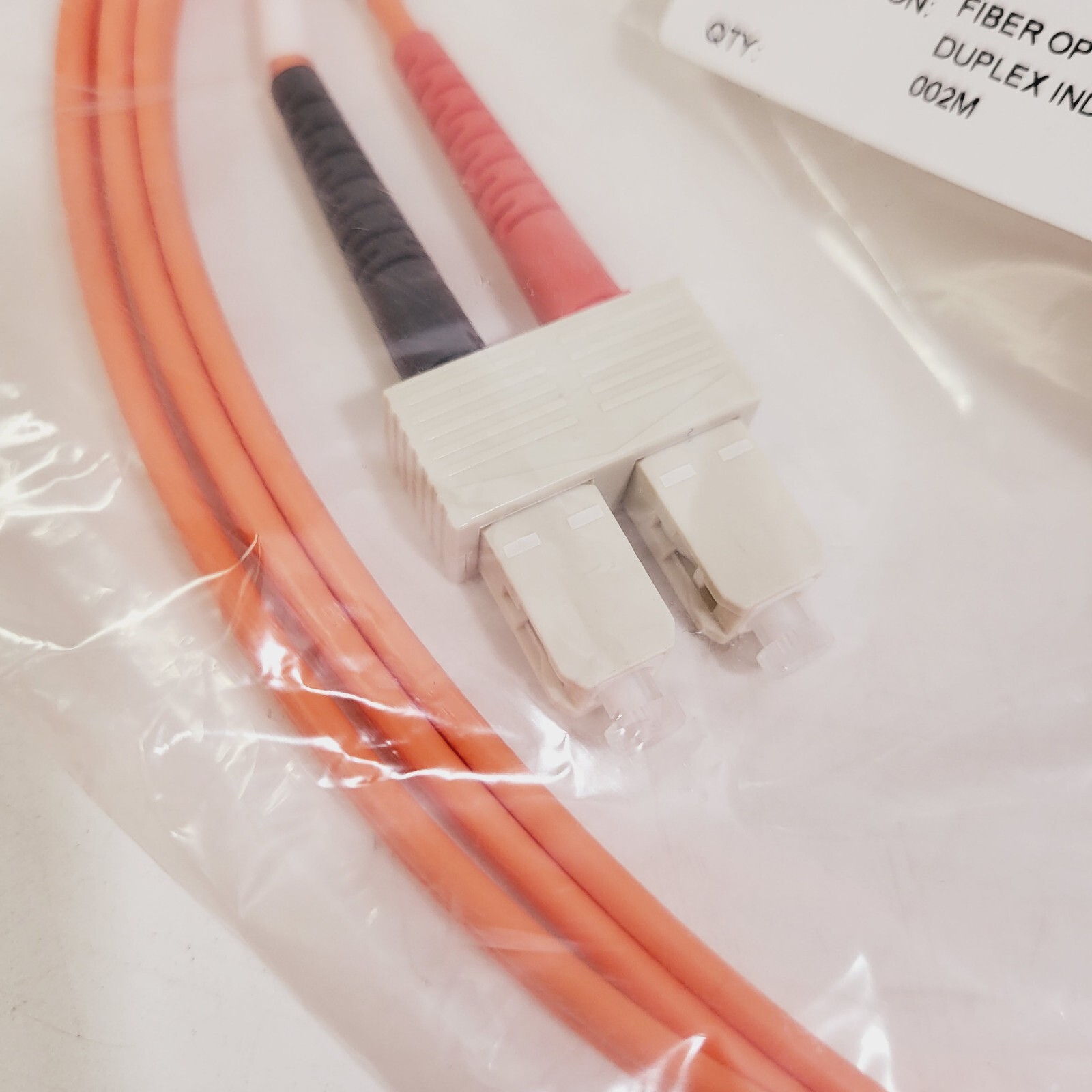 NEW Fiber Patchcord, 2 Meter,SC/UPC to Clipped LC/UPC PA3-002-BZD-FZD002M