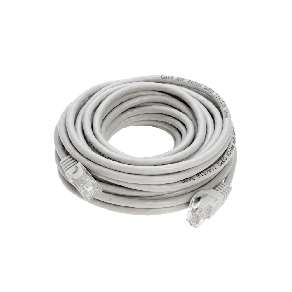 CAT6e / CAT6 Network Patch Cable RJ-45 Ethernet LAN Cable Gray 25FT – 200FT LOT