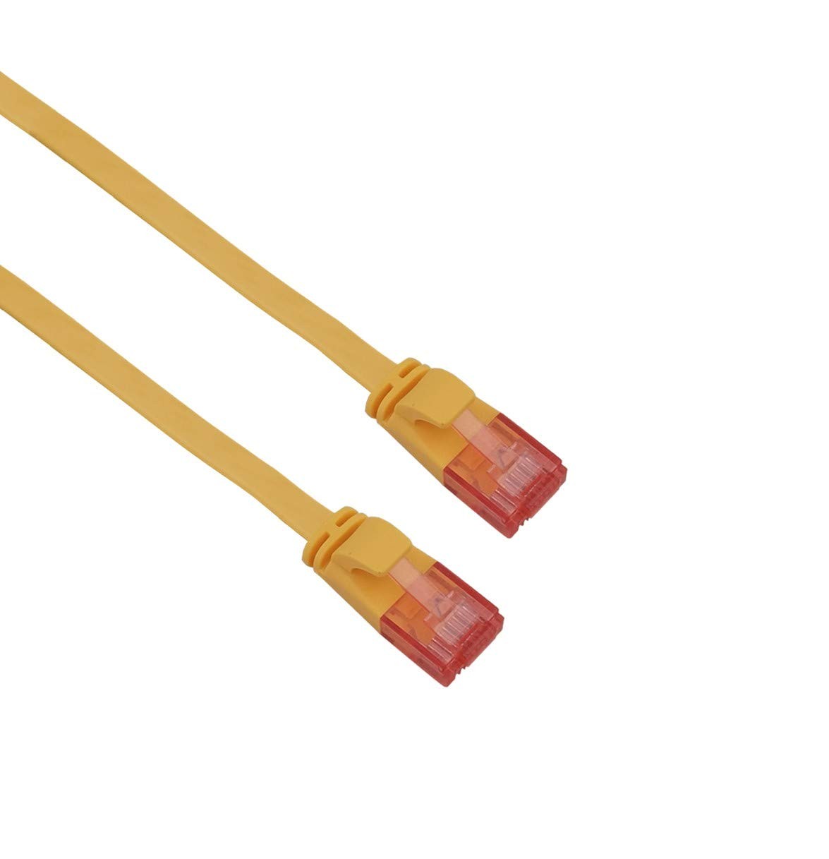 Helos Ultra Slim Patch Cable U/UTP Cat 6 Yellow 20.0 m