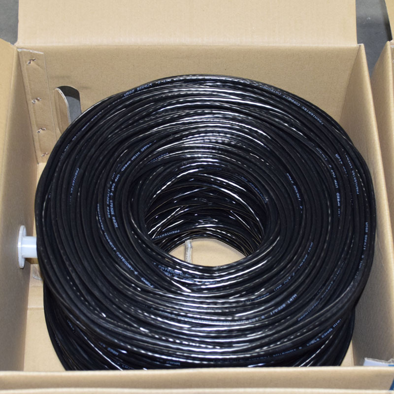 CAT6 1000FT UTP Cable 23AWG CCA Network Ethernet Bulk Wire LAN Black