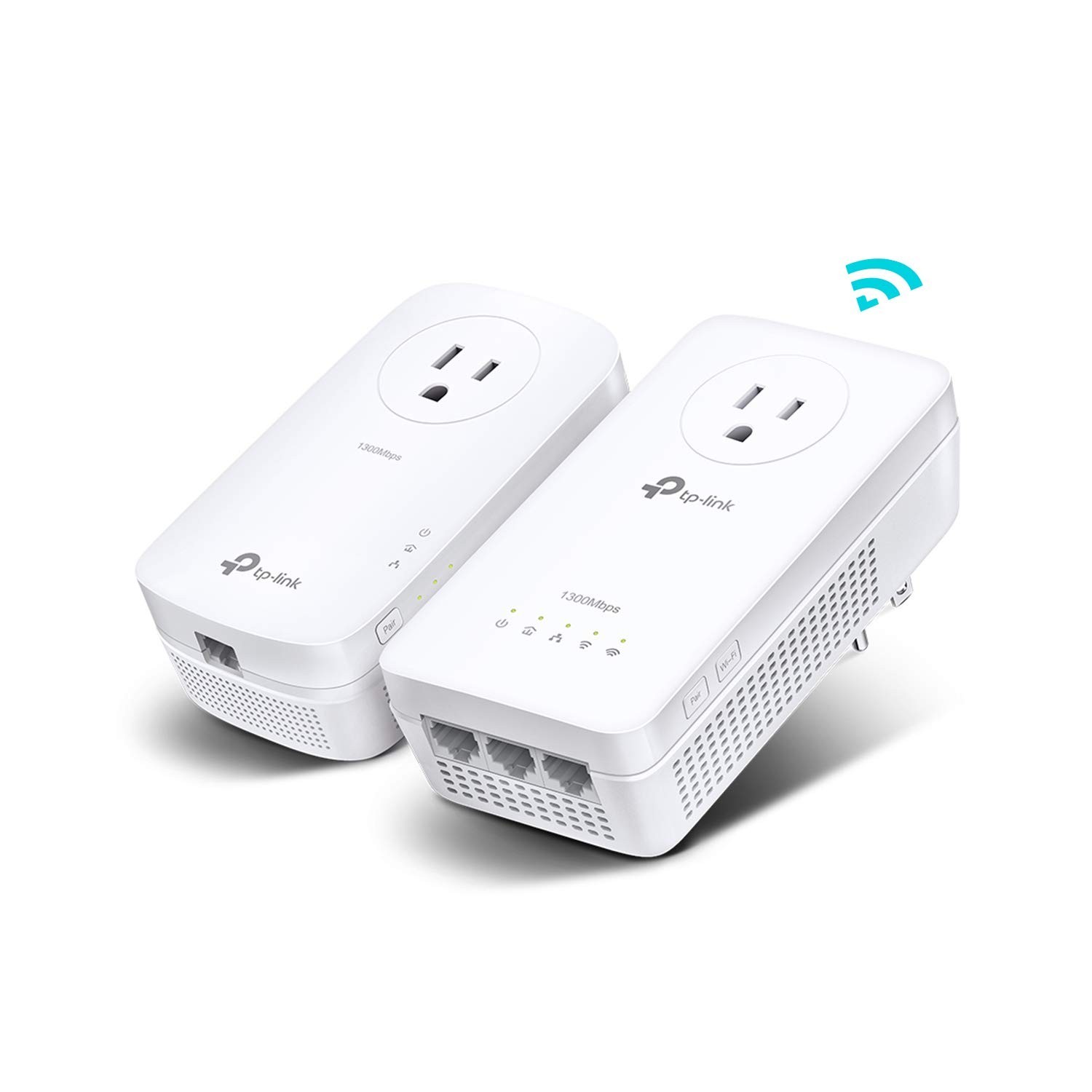 TP-Link AV1300 Powerline Ethernet Adapter WiFi Extender KIT- Passthrough | AV…