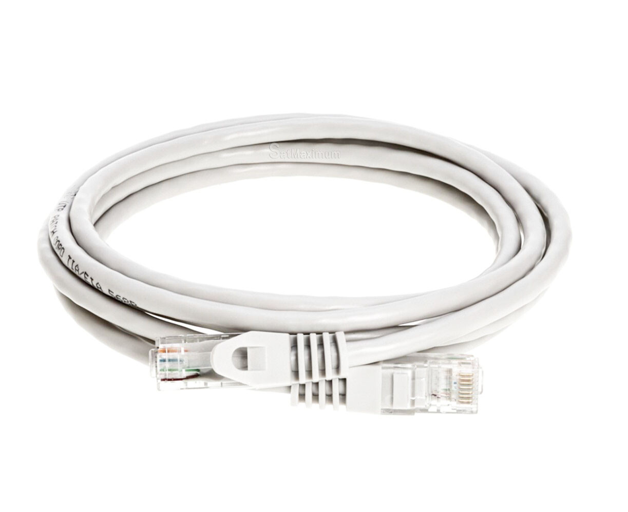 CAT5 White UTP Ethernet Patch Cord RJ-45 LAN Network Wire 1.5FT-20FT Multi Lot