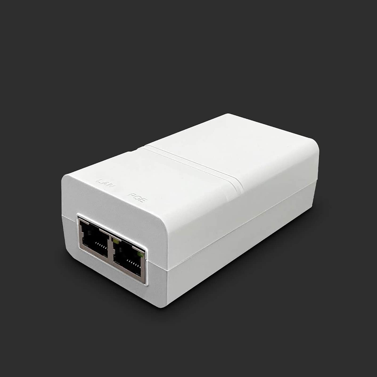 Gigabit PoE+ Injector 30W, IEEE802.3at/af Compliant PoE Adapter White