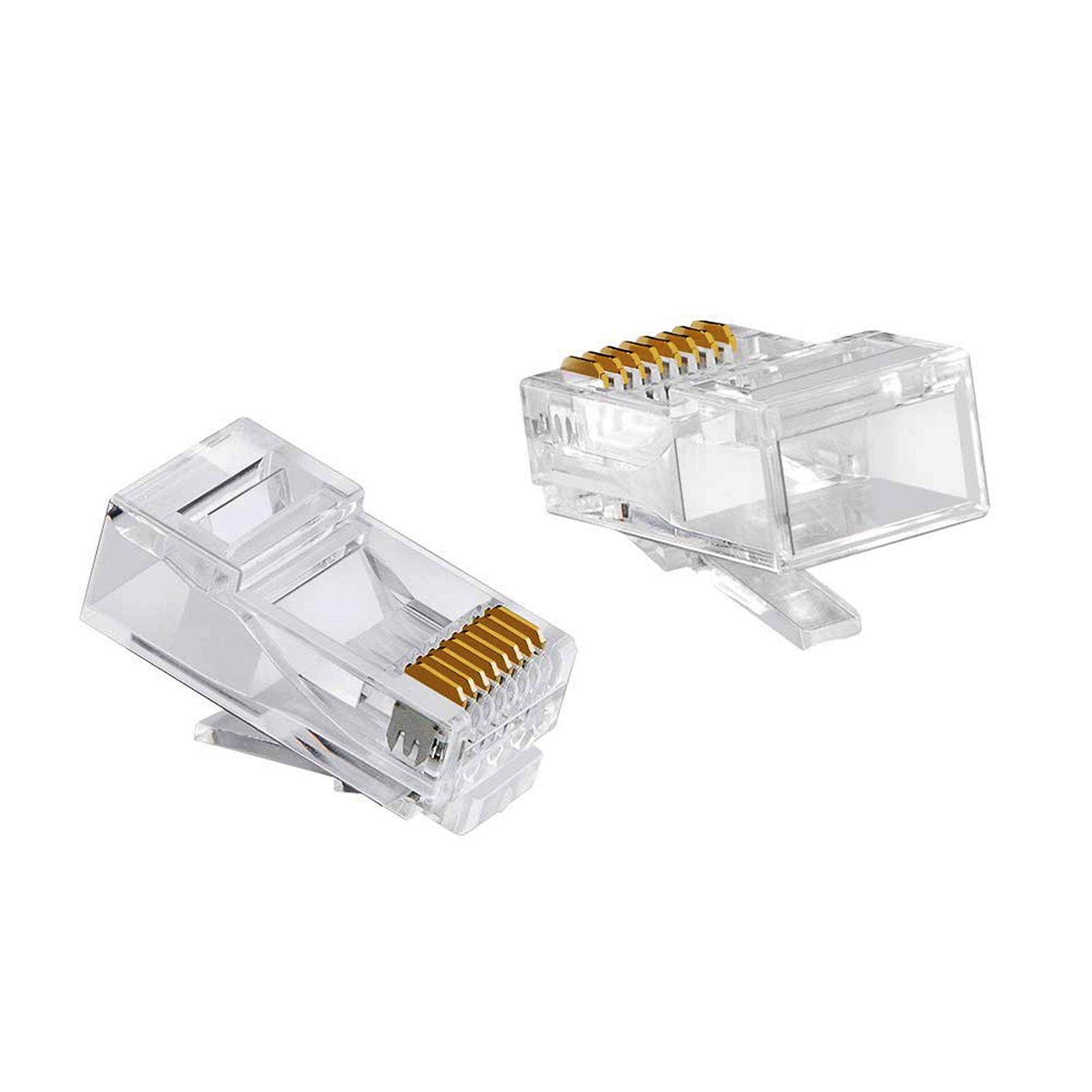 Rj45 Cat 6 Nonpass Through Network Plug Connector 8p8c Cat 6/6e Rj45 Gold Plated