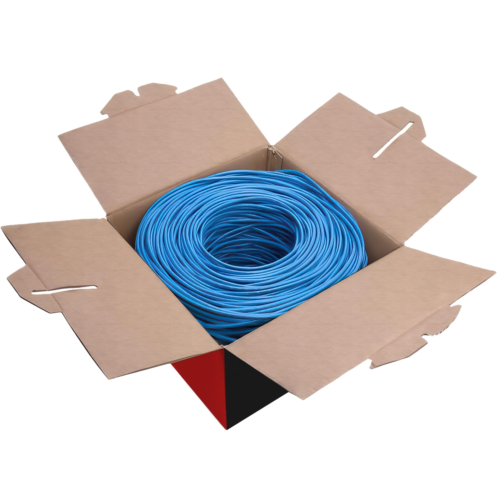 Cat5e Cat6 Cable 1000ft Solid 4 Pair Bulk Cat 5 Cat 6 Ethernet Cable (UTP CMR)