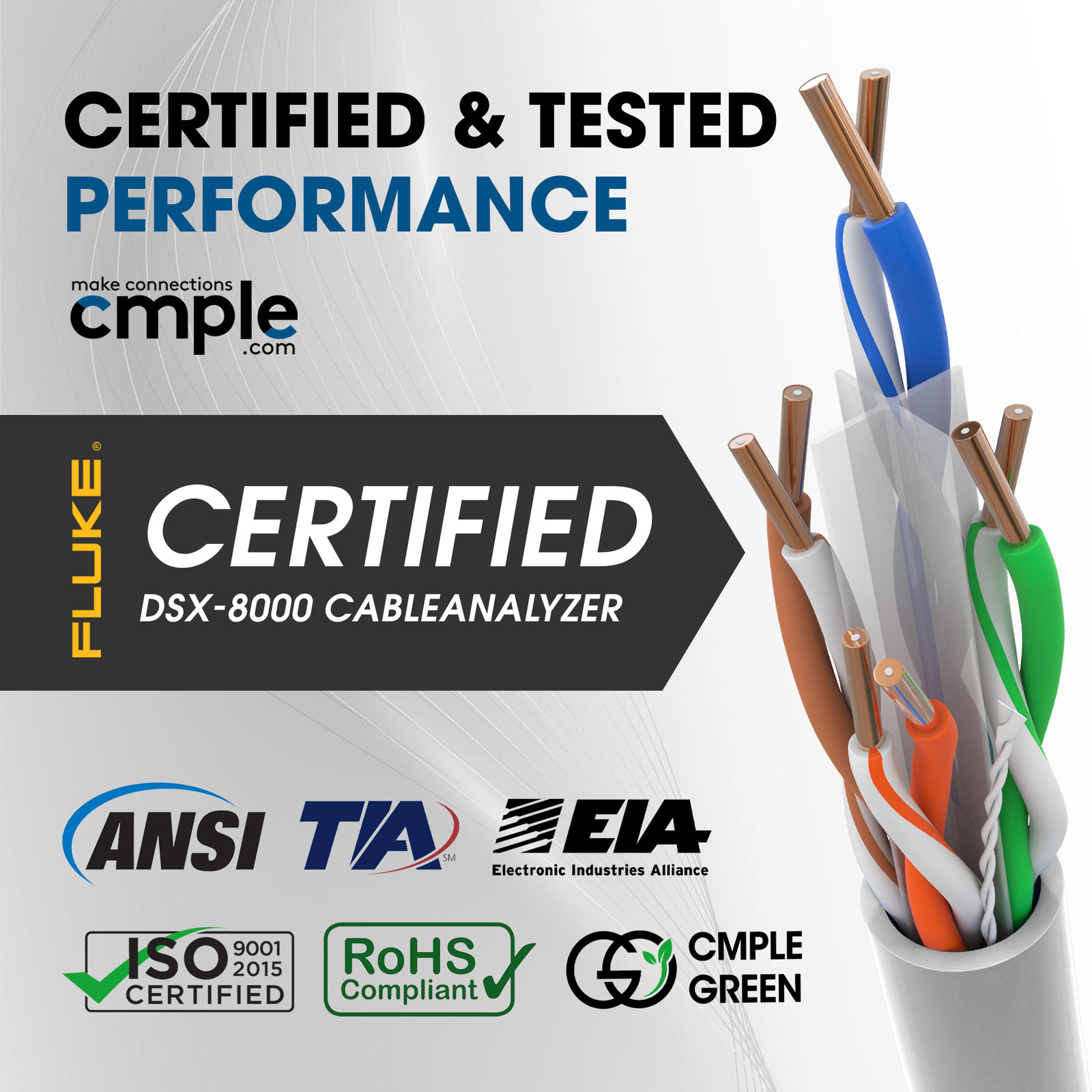 Cat 6 Ethernet Cable 1000ft 23AWG CCA Network Wire 10Gbps Internet CMR Cat6 Cord