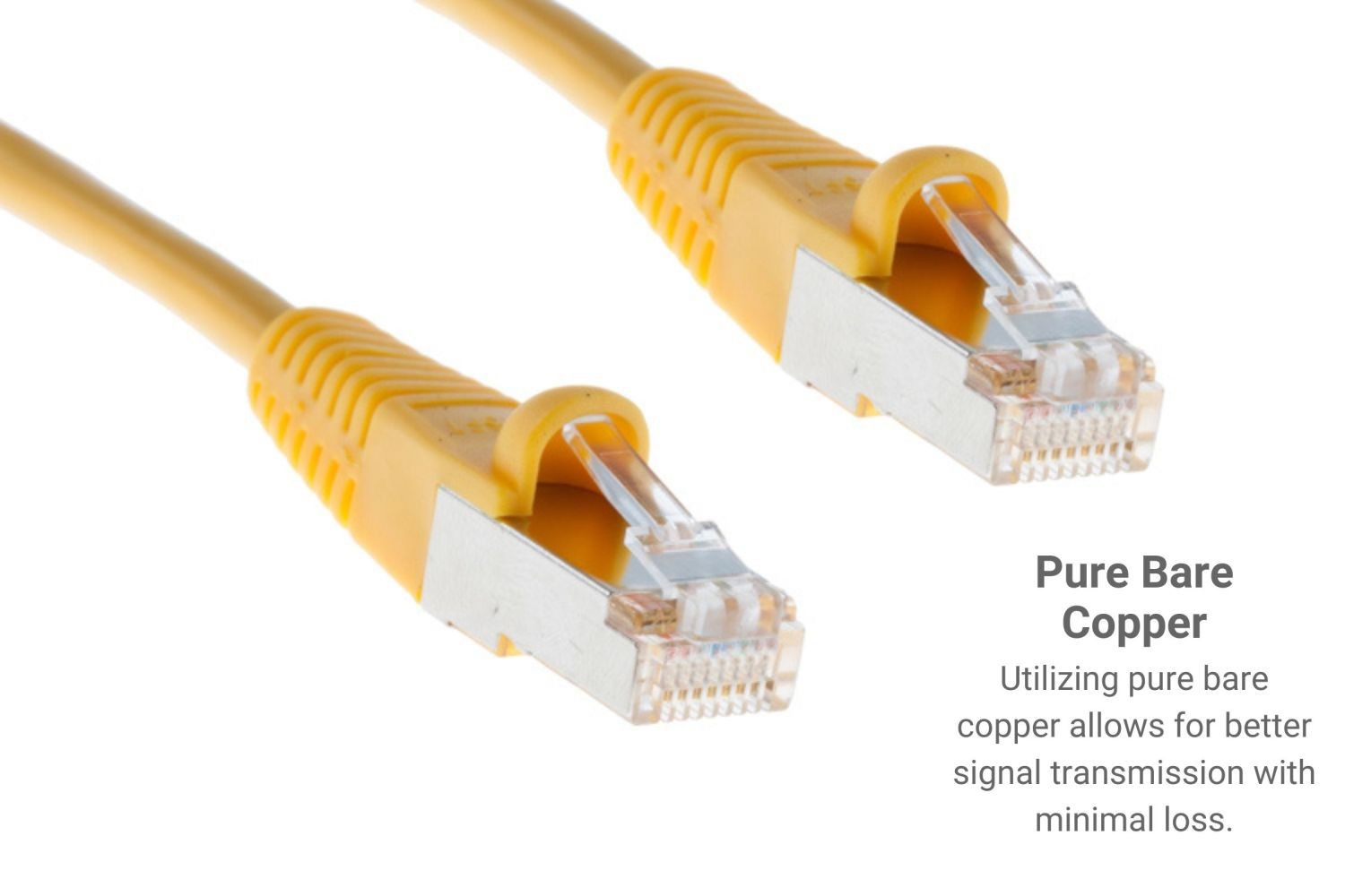 CAT5e Shielded Ethernet Patch Cable, Snagless, 150 Foot – Lifetime Warranty