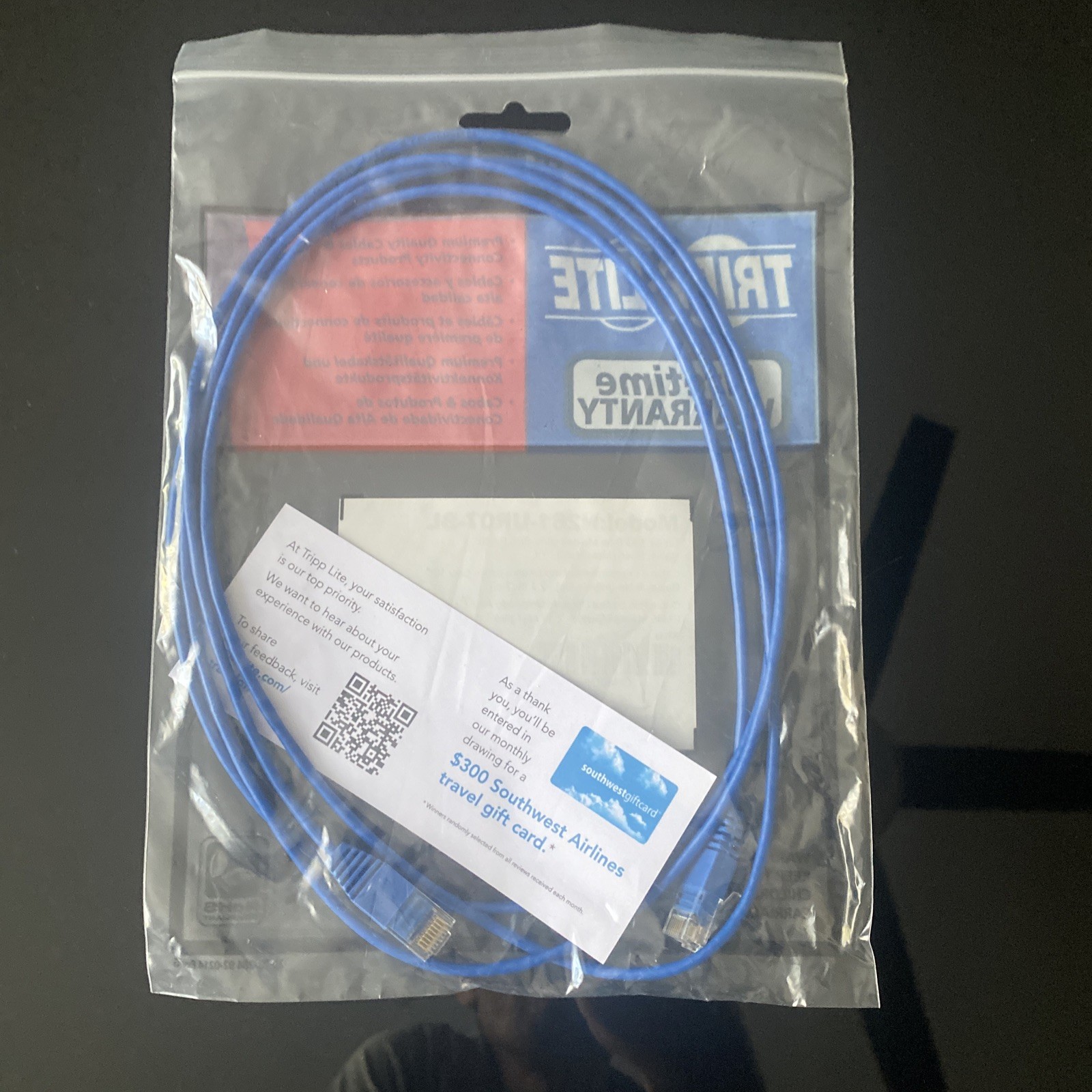 Tripp Lite Cat6a 10G Certified Molded Ultra-Slim UTP Ethernet Cable [RJ45 M/M],