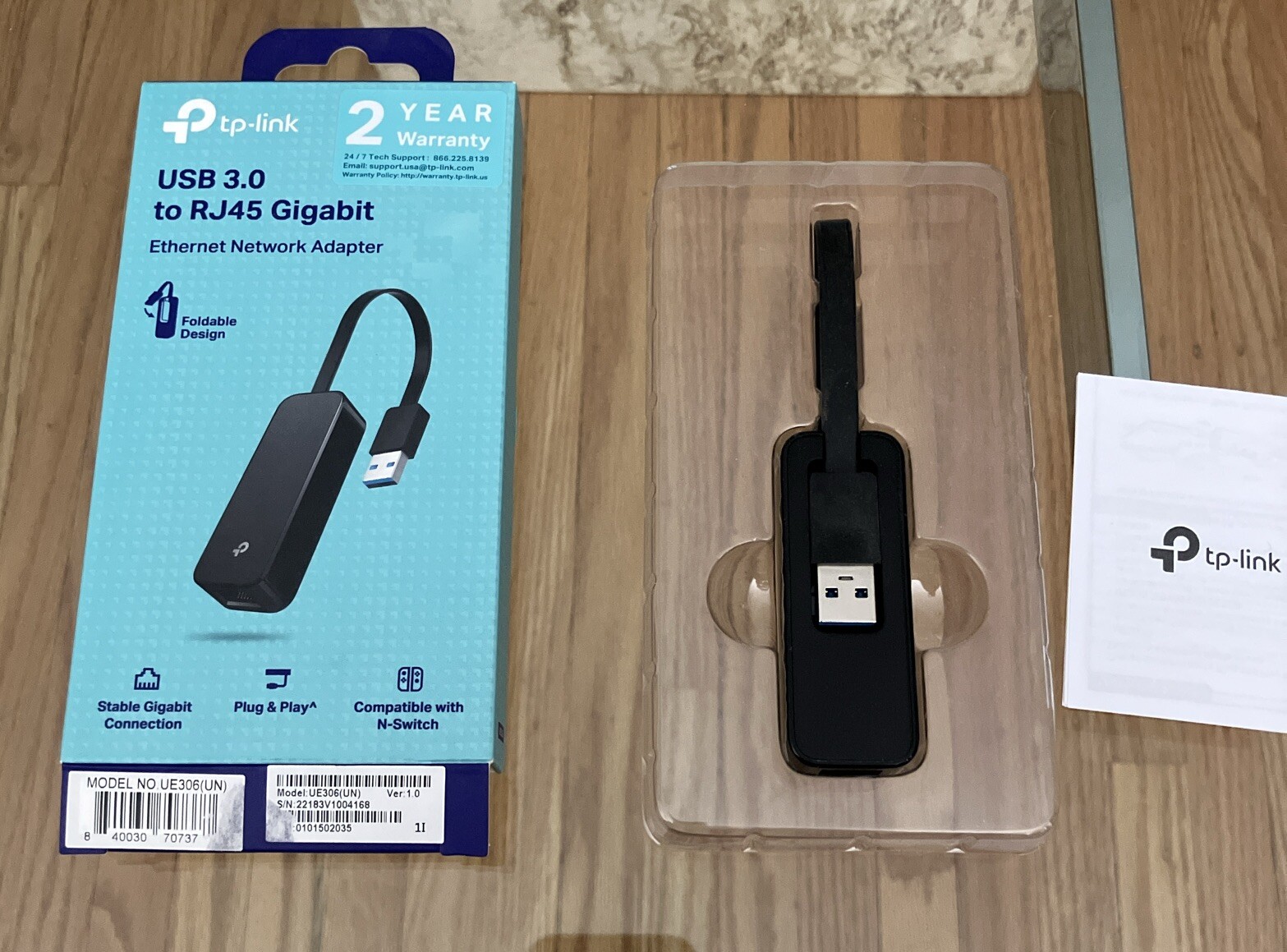 TP-Link USB 3.0 to RJ45 Gigabit Ethernet Network Adapter Brand New