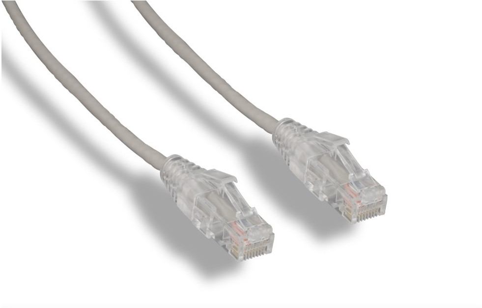 Slim Cat6 UTP Patch Cord Cable 3.6mm OD 1ft 2ft 3ft 5ft 7ft 10ft lot of 1, 5,10