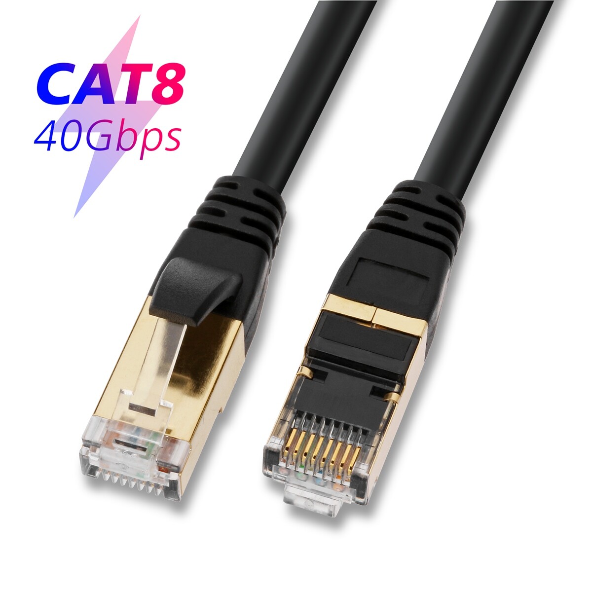 Ultra High Speed Ethernet CAT 8 LAN Patch Cable Cord for Mac PC Modem Router Lot