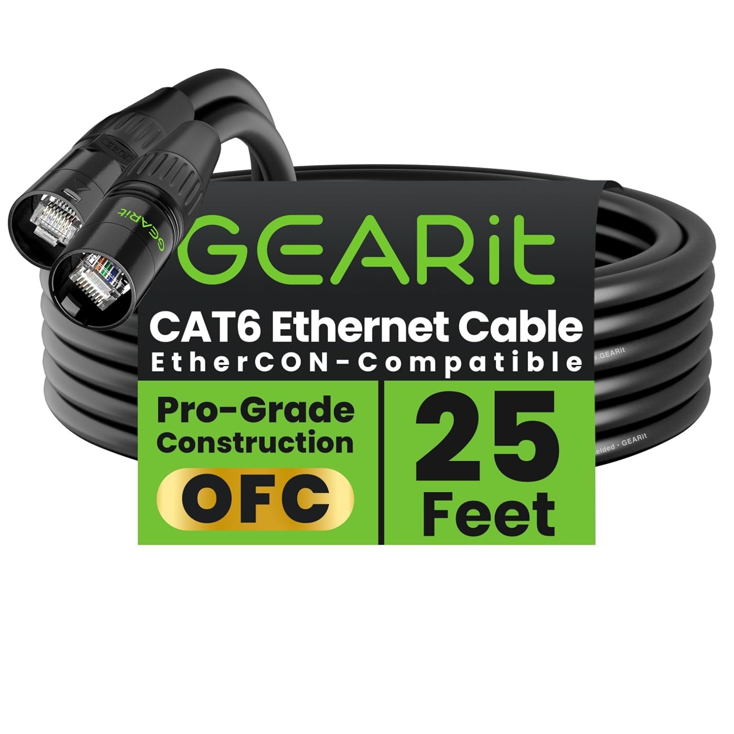 25ft Ethercon Cable – Professional Audio & Lighting