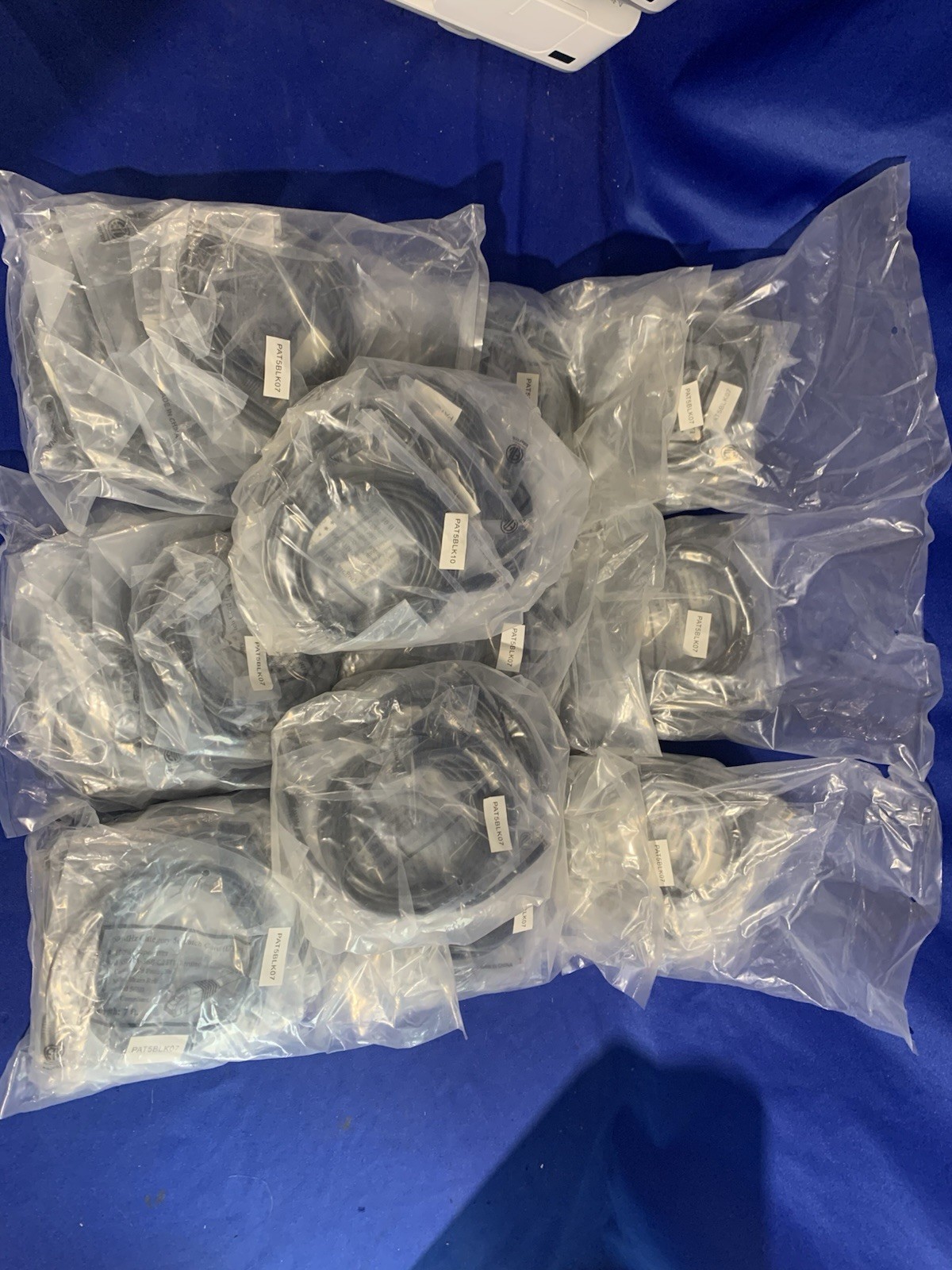 7 Foot Ethernet Network Cable Cat5e Patch Cord LAN – Pack of 10 x12 – New Sealed