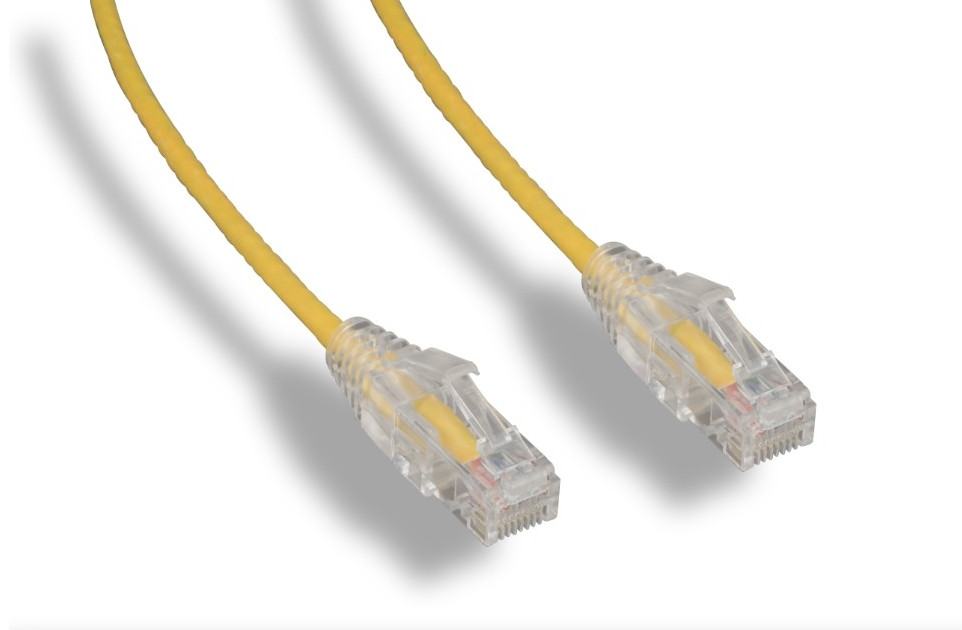 Slim Cat6 UTP Patch Cord Cable 3.6mm OD 1ft 2ft 3ft 5ft 7ft 10ft lot of 1, 5,10