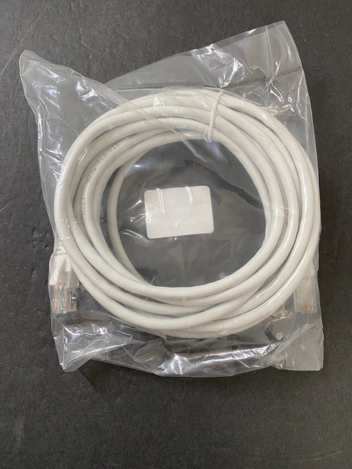 Network Cable 14ft 5m White Cat6 Ethernet Patch Cable 24AWG Ecofriendly PVE Cord