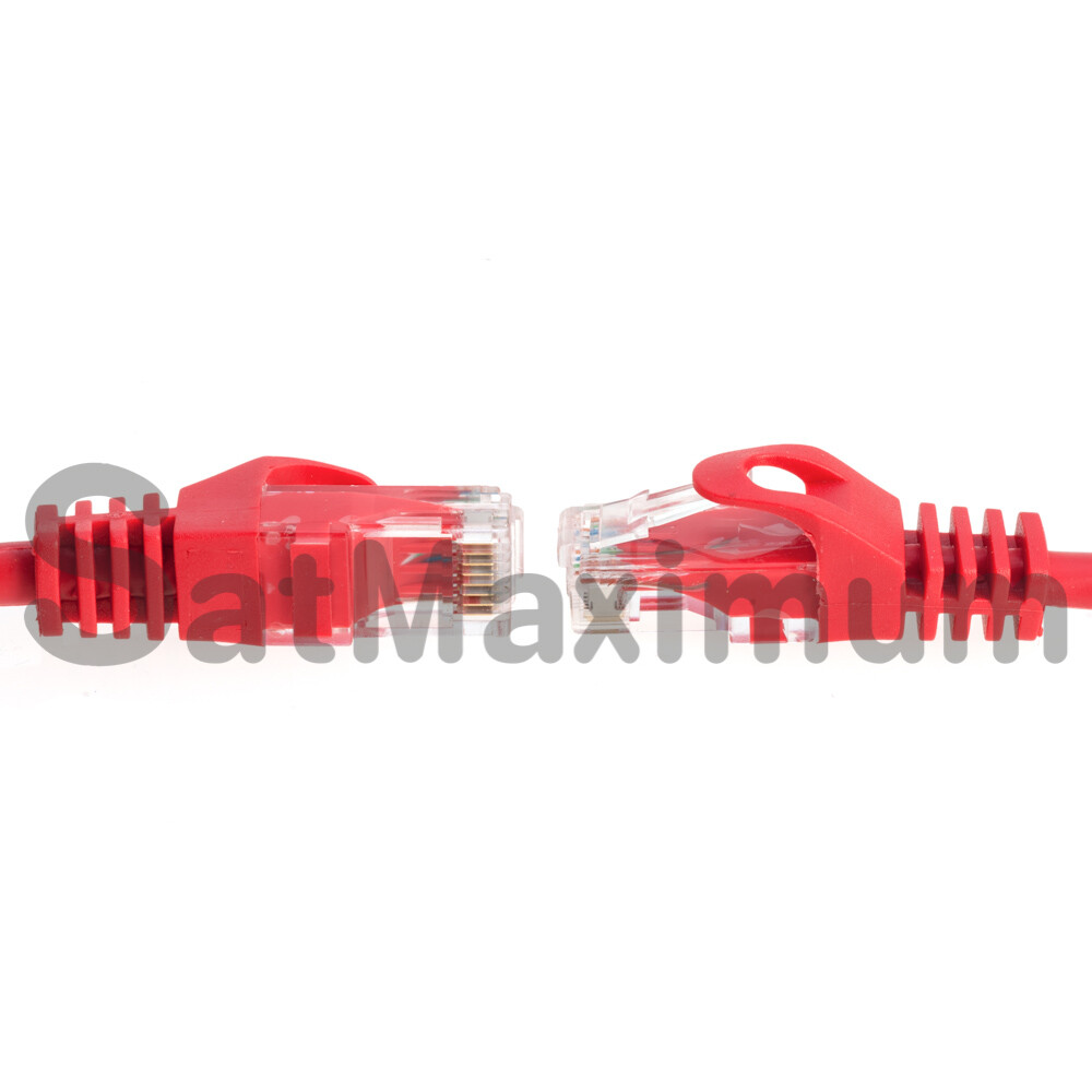 CAT6e/CAT6 Ethernet Patch Cable LAN Network RJ-45 Red 50FT- 200FT Multipack LOT