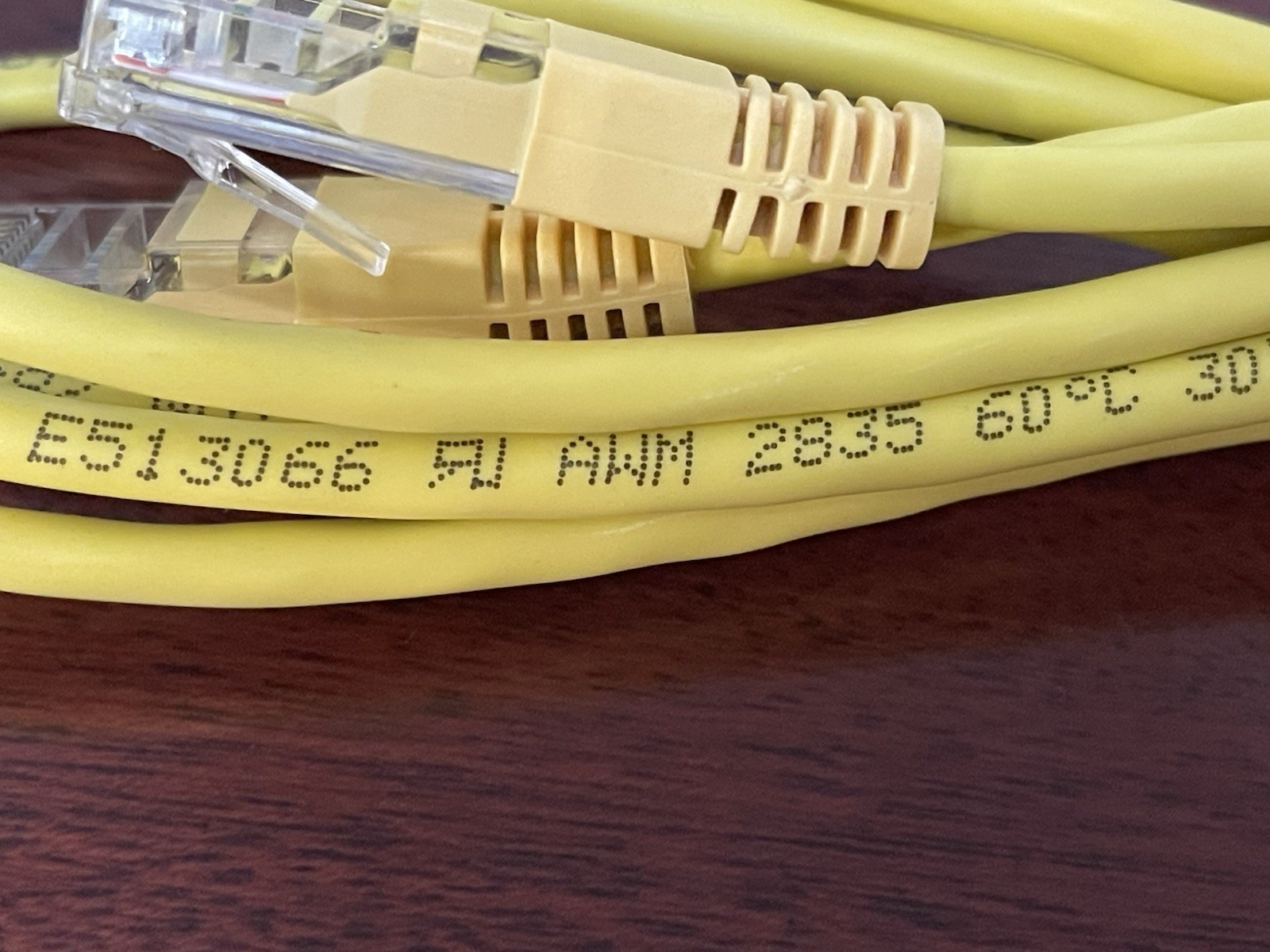 CAT 5e UTP YELLOW 6′ ft Ethernet Cable Category 5e 26AWG