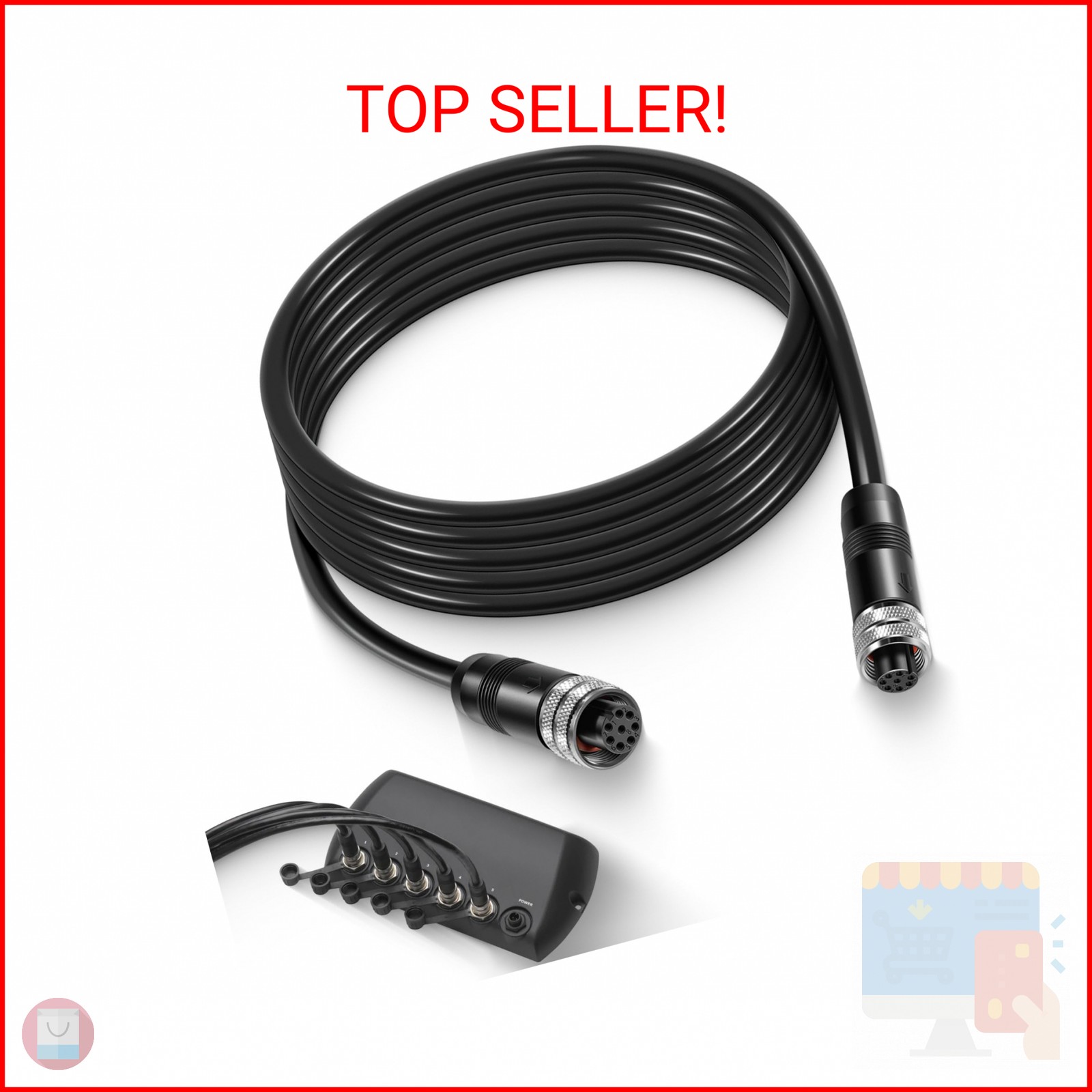 Replacement for Humminbird 720073-2 AS EC 10E Ethernet Cable,10 Feet Female to F