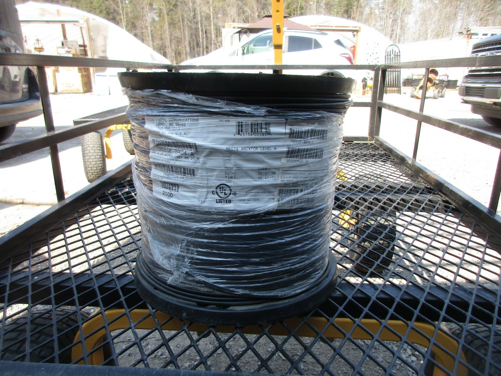2000′ 4 pair 24AWG solid 100% copper wire