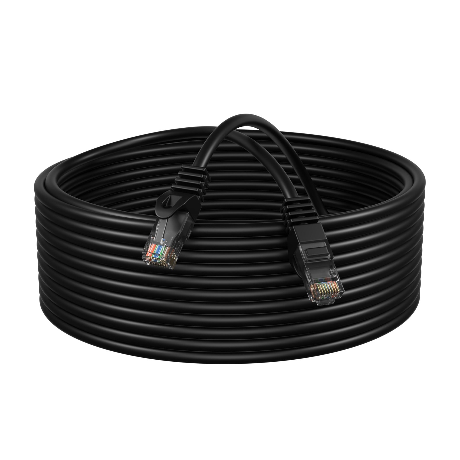 Cat5e 30FT Ethernet Cable 350Mhz for PC, Laptop, Modem, Router, TV, Printer, …