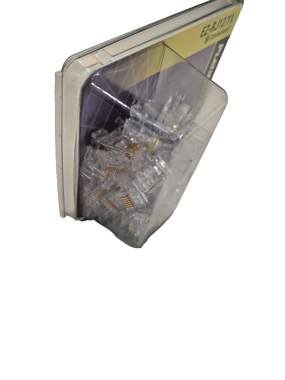 PLATINUM TOOLS 100026C EZ-RJ12/11 Connectors (50 PC PACK)