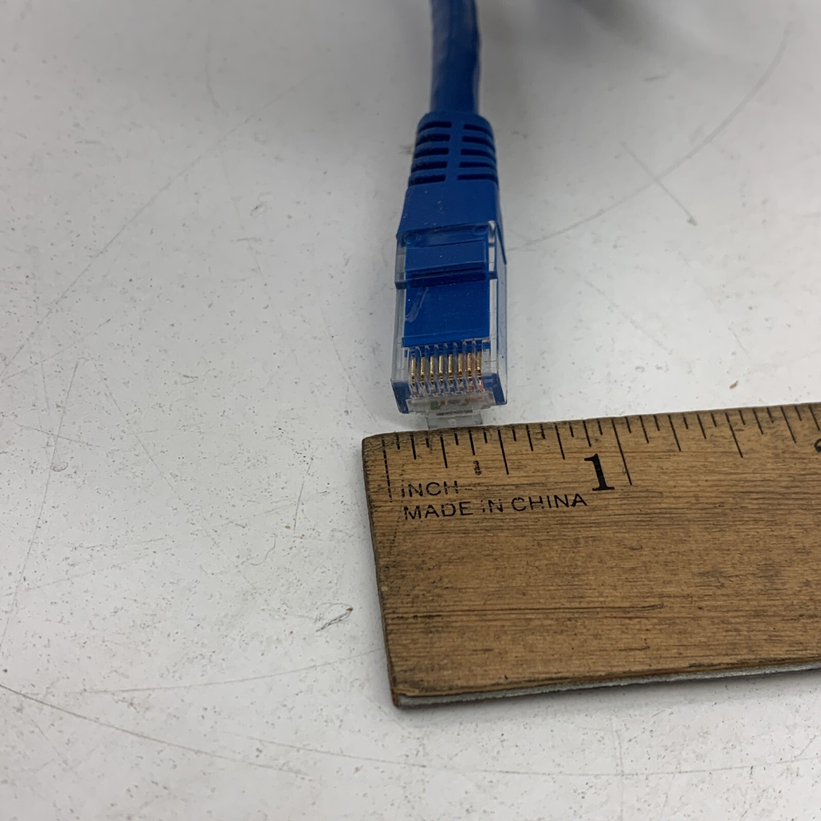 5-Pin DMX To CAT6 RJ45 Ethernet Patch Cord Cable, Male/Male, 6ft Blue