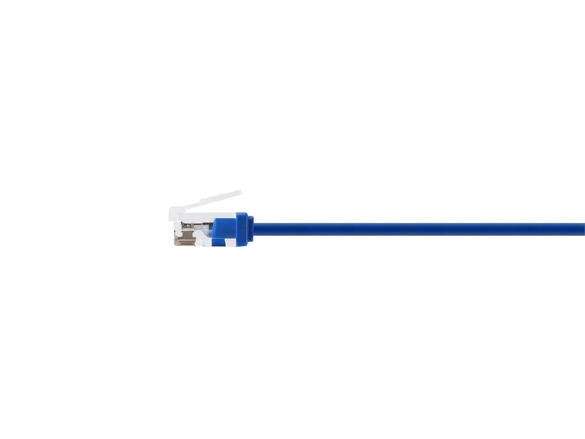 Monoprice Cat6 Ethernet Patch Cable – 3 Feet – Blue | Stranded, 550MHz, UTP