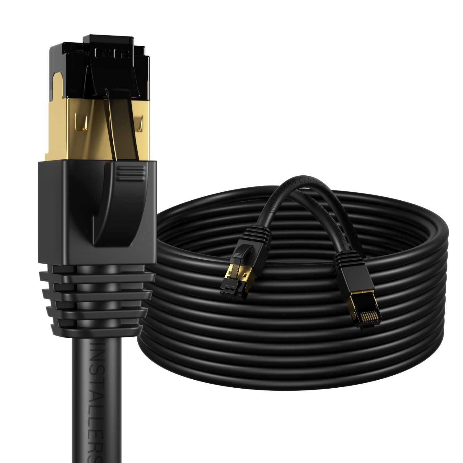 CAT8 RJ45 Ethernet Cable High Speed 40Gbps Network Shielded Copper Black lot