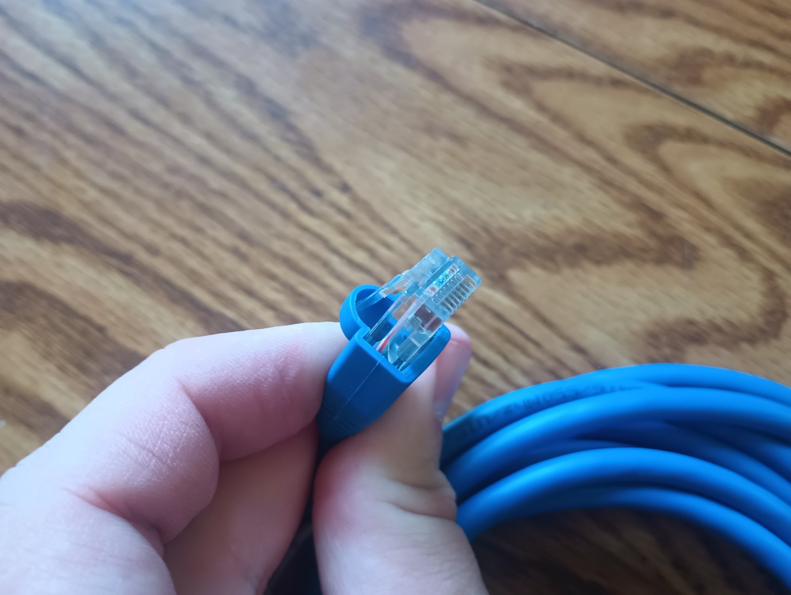 10FT CAT 6 Ethernet Cable – Blue – Brand Unknown – New Opened Package
